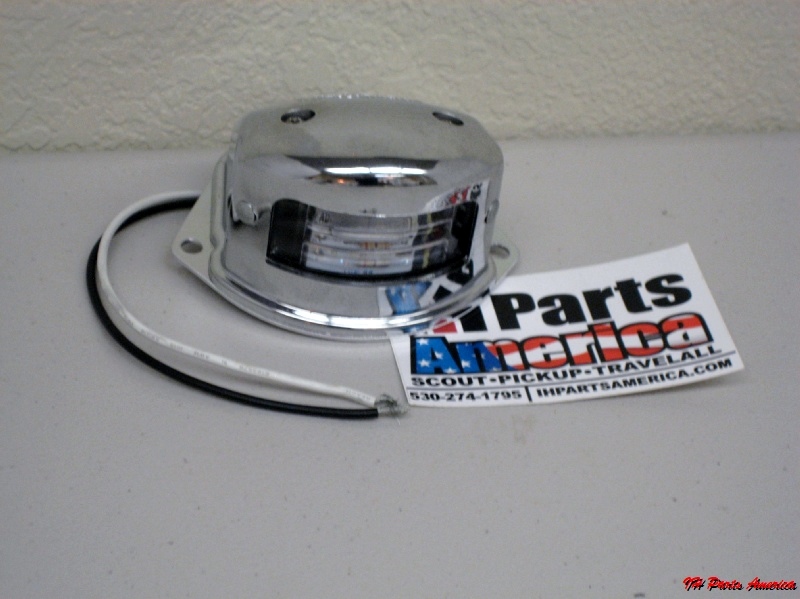 Chrome license hot sale plate light